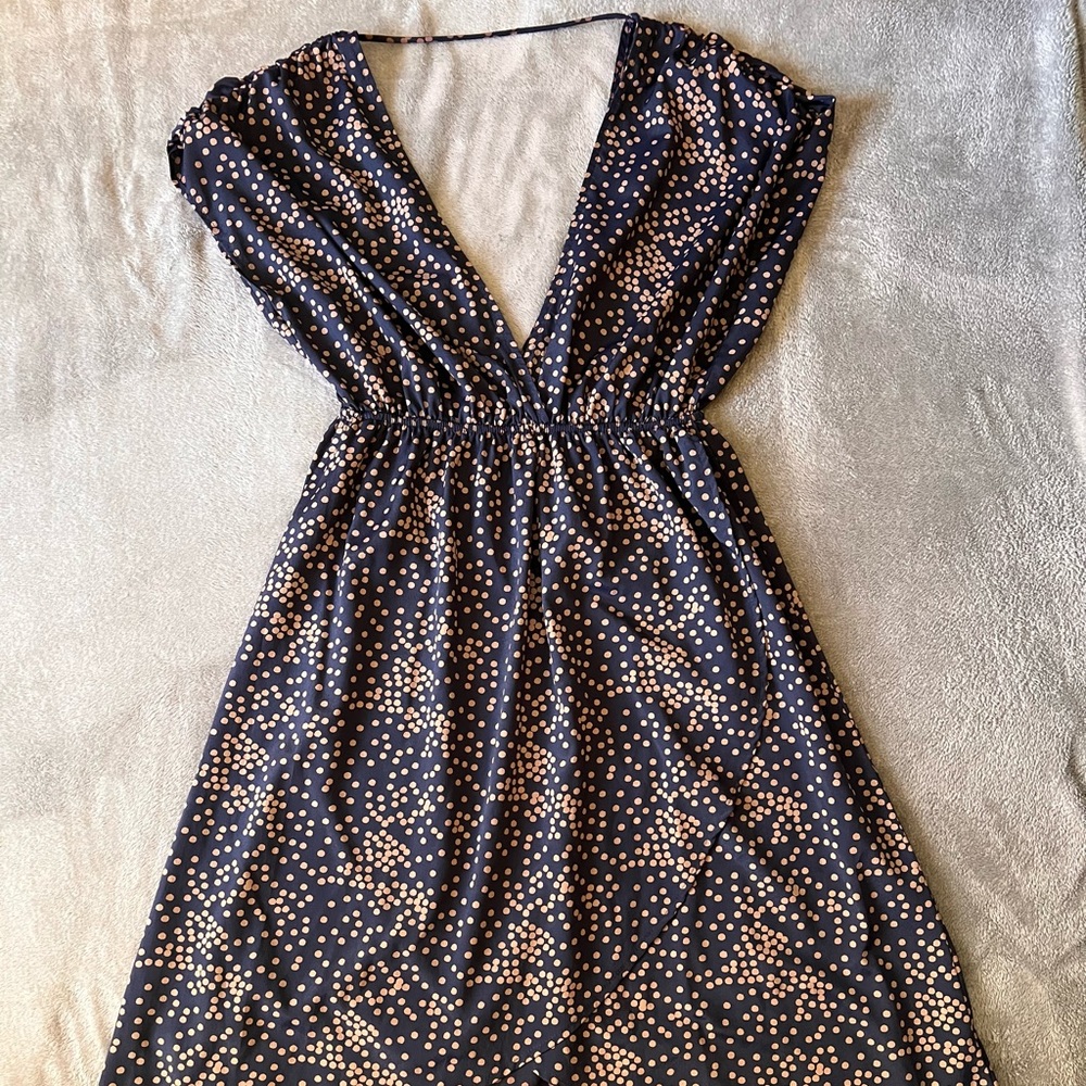 High/Low Patterned Summer Dress, size M - Picture 7 of 8